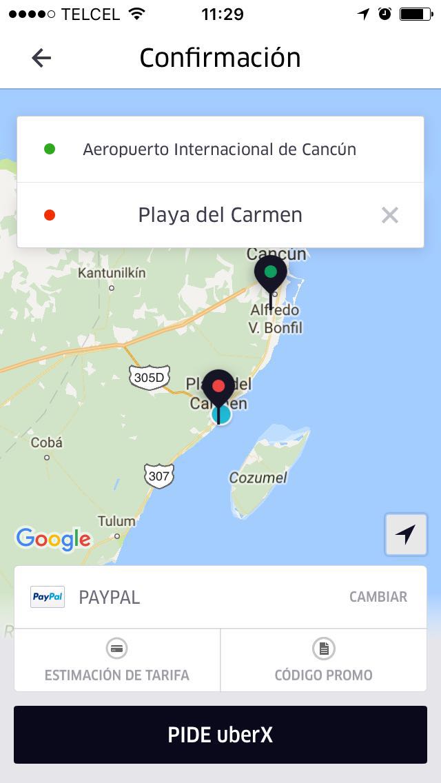 Como llegar del aeropuerto de Cancun a playa del Carmen 